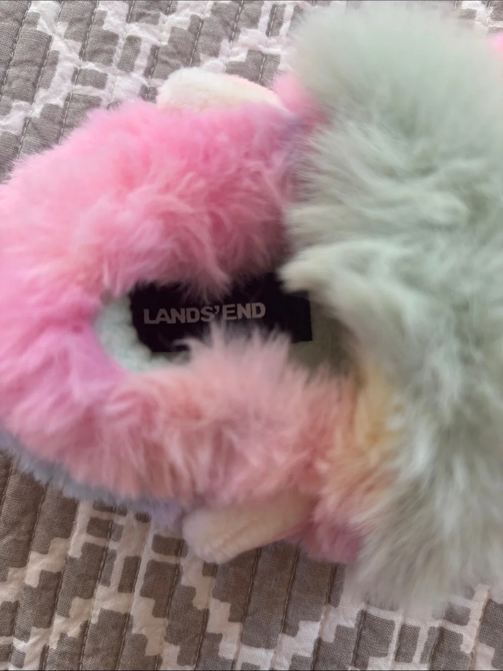 Toddler Plush Unicorn Slippers - Lands End
